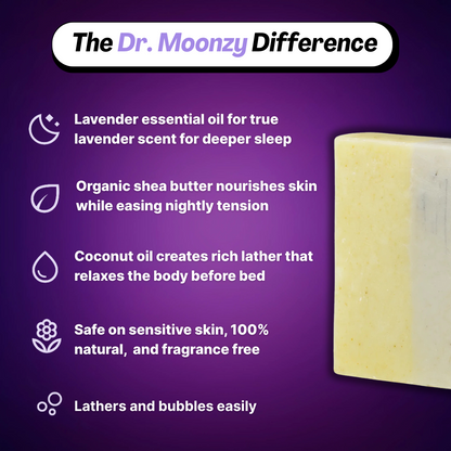Dr. Moonzy Lavender Shea Butter Sleep Soap